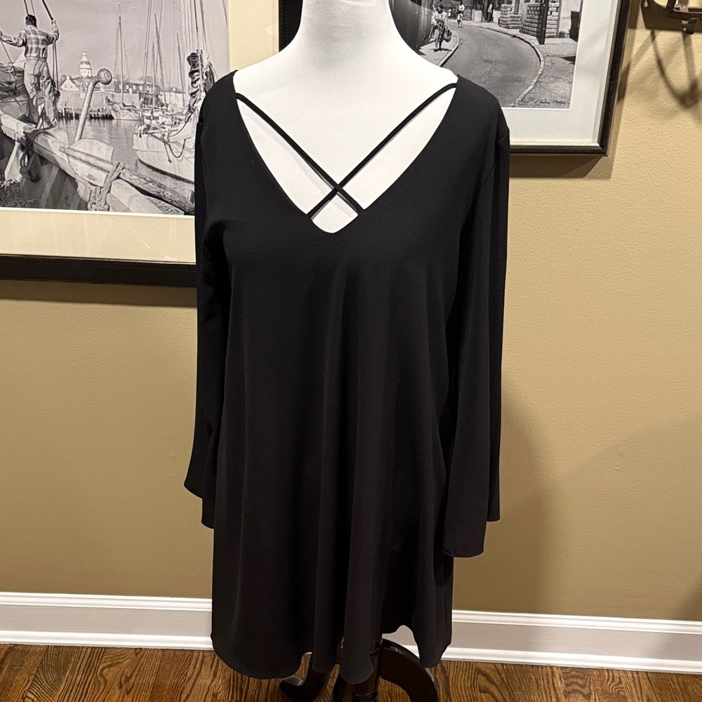 Abbeline Elegant Black Fabric